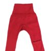 Cosilana Hose Wolle Seide mit  Kratzschutz am Bein rot